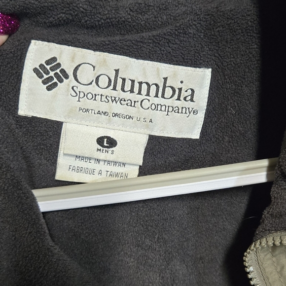 Men’s Columbia Falmouth Bomber Parka Jacket | Brown Fleece-Lined Heavy Coat (L) - Picture 4 of 9